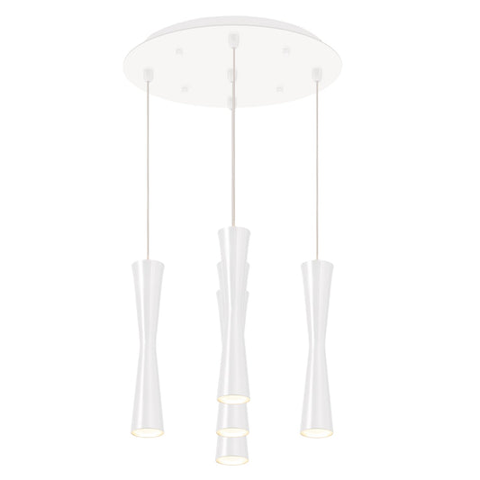 Robson Multi-Light Pendant in White Finish | Kuzco Lighting