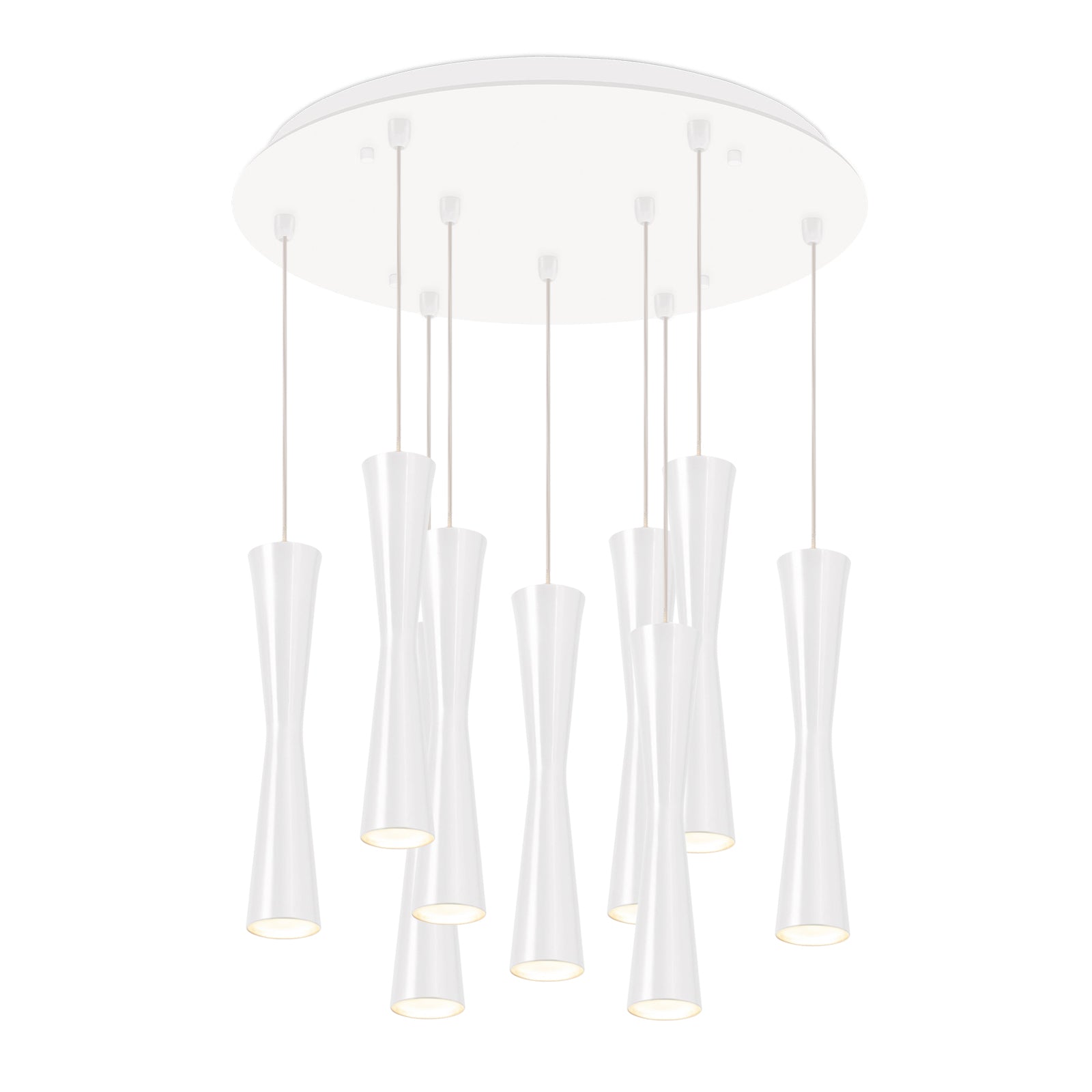Robson Multi-Light Pendant in White Finish | Kuzco Lighting