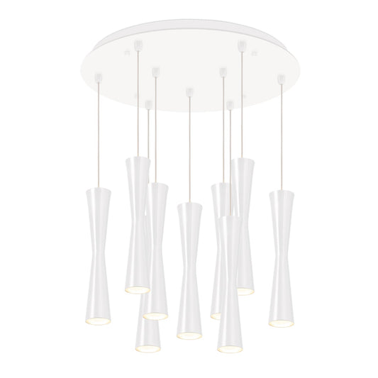Robson Multi-Light Pendant in White Finish | Kuzco Lighting