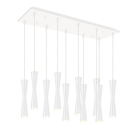 Robson Multi-Light Pendant in White Finish | Kuzco Lighting