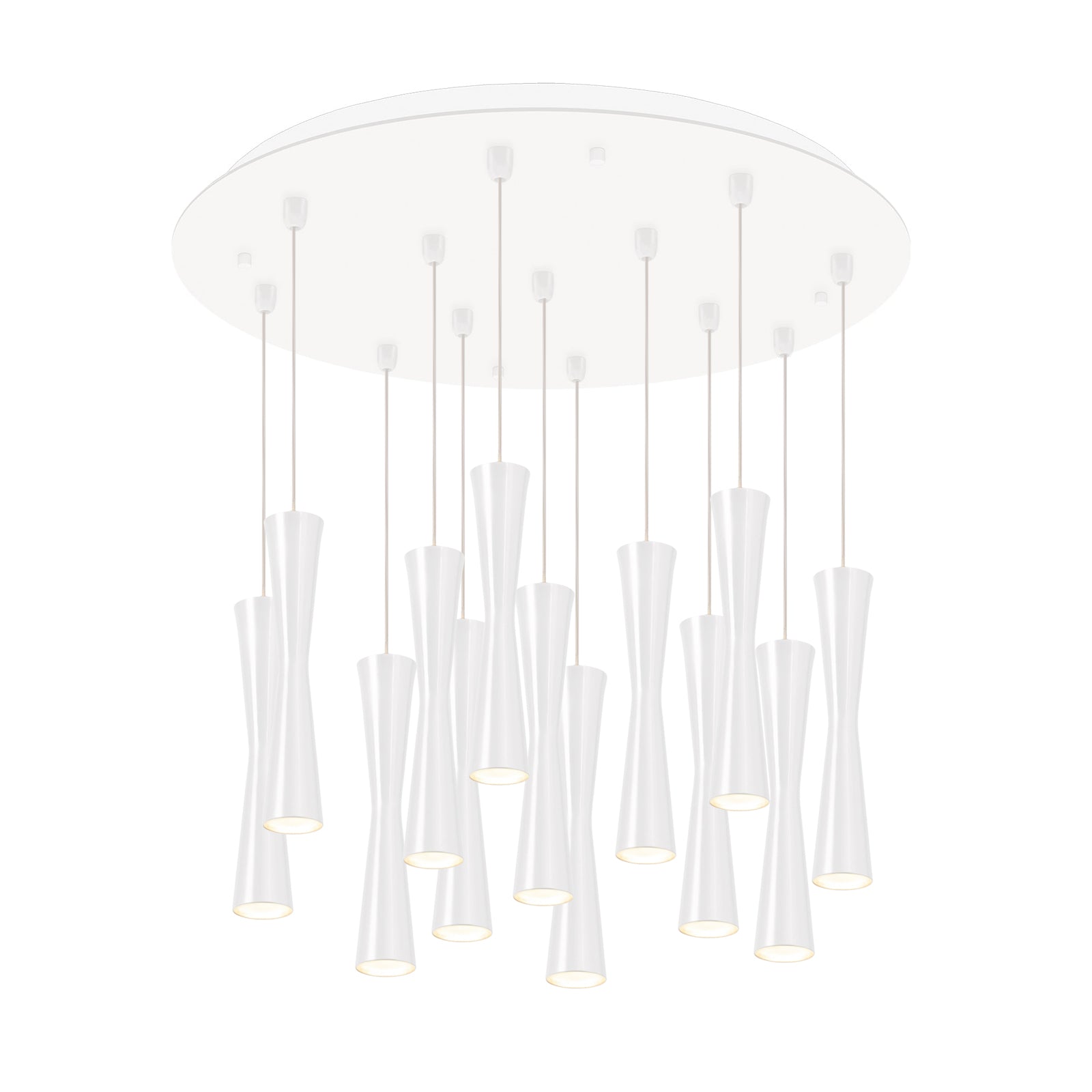 Robson Multi-Light Pendant in White Finish | Kuzco Lighting