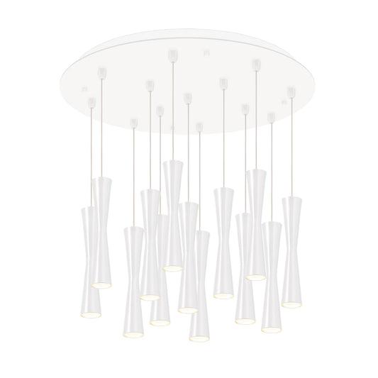Robson Multi-Light Pendant in White Finish | Kuzco Lighting