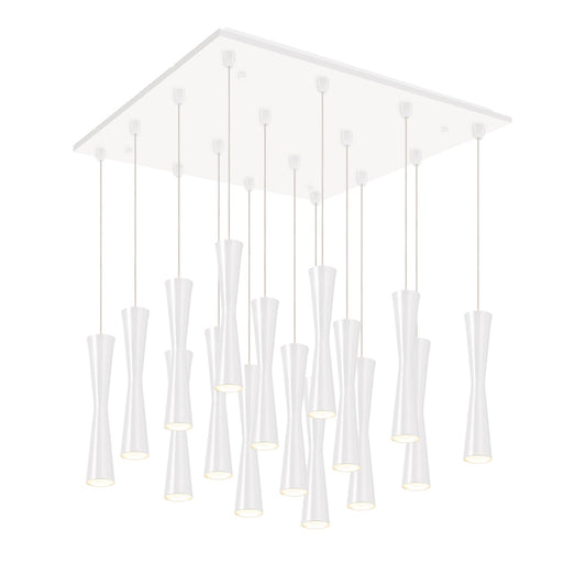 Robson Multi-Light Pendant in White Finish | Kuzco Lighting