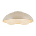 Robyn 16-in Pearl White/Opal Glass Socket Flush Mount by Alora Lighting | FM495316PWOP | Alora Lighting