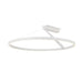 Roda LED Semi-Flush Mount in White Finish | Kuzco Lighting