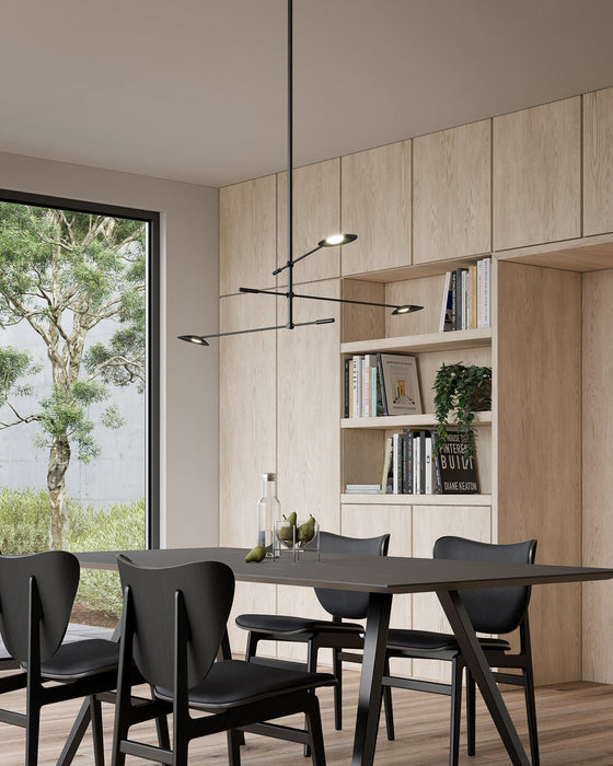 Rotaire LED Chandelier by Kuzco Lighting