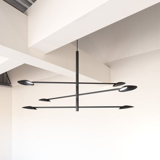 Rotaire LED Chandelier by Kuzco Lighting