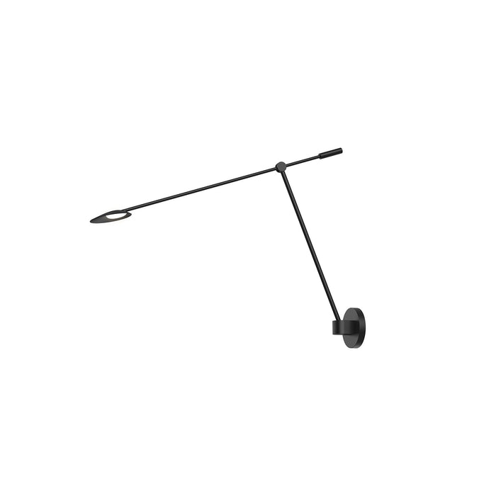 Rotaire LED Wall Sconce in Black Finish | Kuzco Lighting