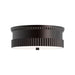 Rue 14-in Warm Bronze 3 Lights Flush Mount by Alora Lighting | FM416114WB | Alora Lighting