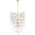 Load image into Gallery viewer, Rayne 34" Entry Chandelier Gilded Iron Finish
