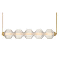 Load image into Gallery viewer, Reign LED Linear Suspension - Heritage Brass
