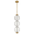 Load image into Gallery viewer, Reign LED Mini Pendant/Wall Sconce - Heritage Brass
