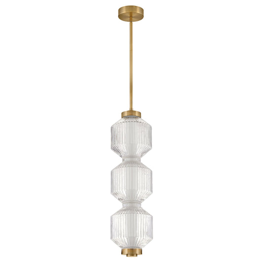 Reign LED Mini Pendant/Wall Sconce - Heritage Brass