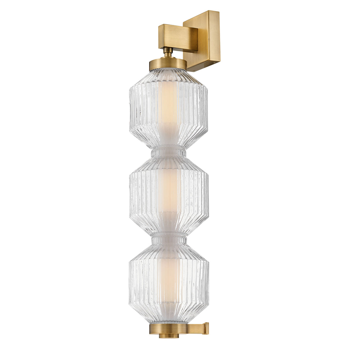 Reign LED Mini Pendant/Wall Sconce - Heritage Brass