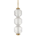 Load image into Gallery viewer, Reign LED Mini Pendant/Wall Sconce - Heritage Brass
