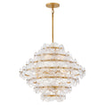 Load image into Gallery viewer, Rene Multi Tier Chandelier - Heritage Brass
