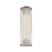 Sabre 12-in Polished Nickel/Ribbed Glass LED Wall/Vanity by Alora Lighting | WV339112PNCR | Alora Lighting