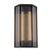 Sabre 16-in Ribbed Glass/Urban Bronze LED Wall/Vanity by Alora Lighting | WV339216UBCR | Alora Lighting