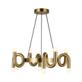 Load image into Gallery viewer, Sadie 23-in Brushed Gold Socket Chandelier by Alora Lighting | CH420823BG | Alora Lighting
