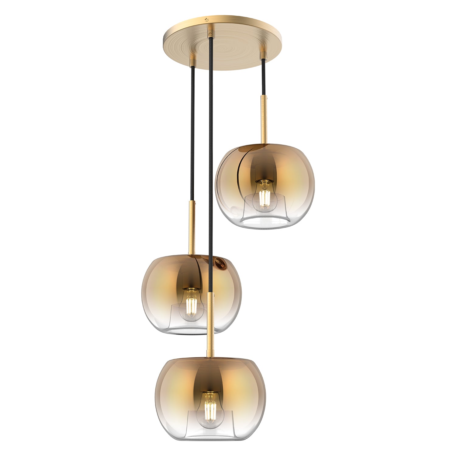 Samar Chandelier in Brushed Gold/Copper Finish | Kuzco Lighting