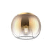Samar Flush Mount in Brushed Gold/Copper Finish | Kuzco Lighting