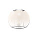 Samar Flush Mount in Chrome/Opal Glass Finish | Kuzco Lighting