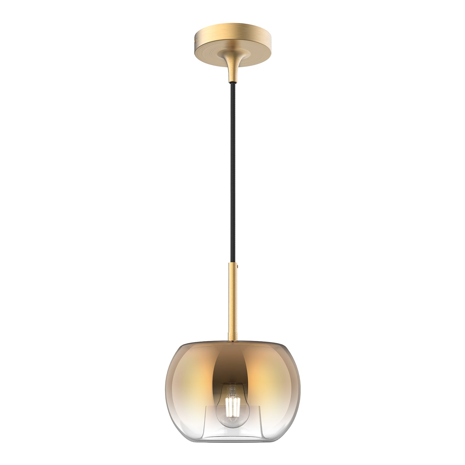 Samar Pendant in Brushed Gold/Copper Finish | Kuzco Lighting