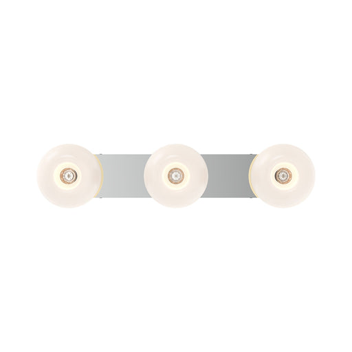 Samar Bath Vanity in Chrome/Opal Glass Finish | Kuzco Lighting