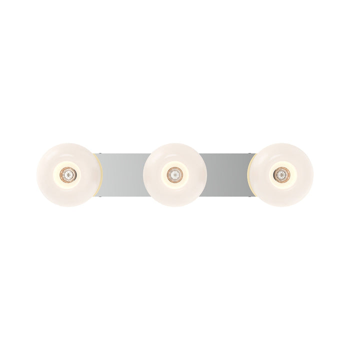 Samar Bath Vanity in Chrome/Opal Glass Finish | Kuzco Lighting
