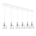 Samson Multi-Light Pendant in White/Clear Glass Finish | Kuzco Lighting