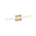 Saphir LED Vanity in Brushed Gold Finish | Kuzco Lighting