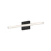 Saphir LED Vanity in Black Finish | Kuzco Lighting