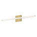 Saphir LED Vanity in Brushed Gold Finish | Kuzco Lighting