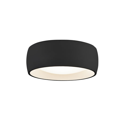 Savile LED Flush Mount in Black Finish | Kuzco Lighting