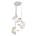 Load image into Gallery viewer, Scorpio LED Chandelier in Polished Nickel/Opal Glass Finish | Kuzco Lighting
