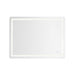 Seneca LED Vanity Mirror in Sandblasted Merc Edge Finish | Kuzco Lighting