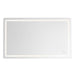 Seneca LED Vanity Mirror in Sandblasted Merc Edge Finish | Kuzco Lighting