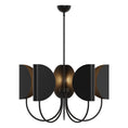 Load image into Gallery viewer, Seno 32-in Matte Black 5 Lights Chandelier by Alora Lighting | CH450732MB | Alora Lighting
