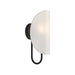 Seno 6-in Matte Black/White Cotton Fabric 1 Light Wall/Vanity by Alora Lighting | WV450706MBCW | Alora Lighting