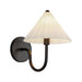 Serena 8-in Matte Black/Opal Glass Socket Wall/Vanity Light by Alora Lighting | WV451808MBOP | Alora Lighting