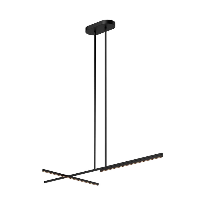 Shift LED Linear Pendant in Black Finish | Kuzco Lighting