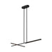 Shift LED Linear Pendant in Black Finish | Kuzco Lighting