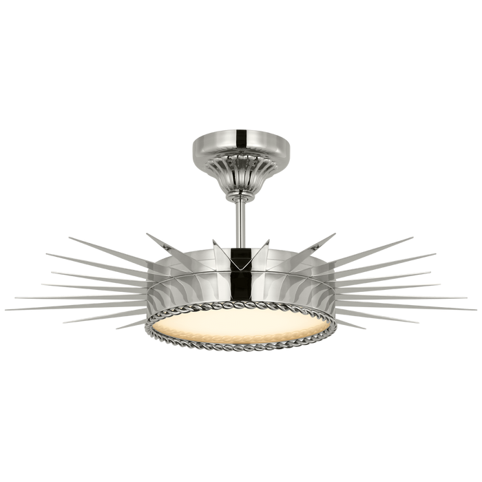 Soleil 28" Semi-Flush Mount by Visual Comfort Signature