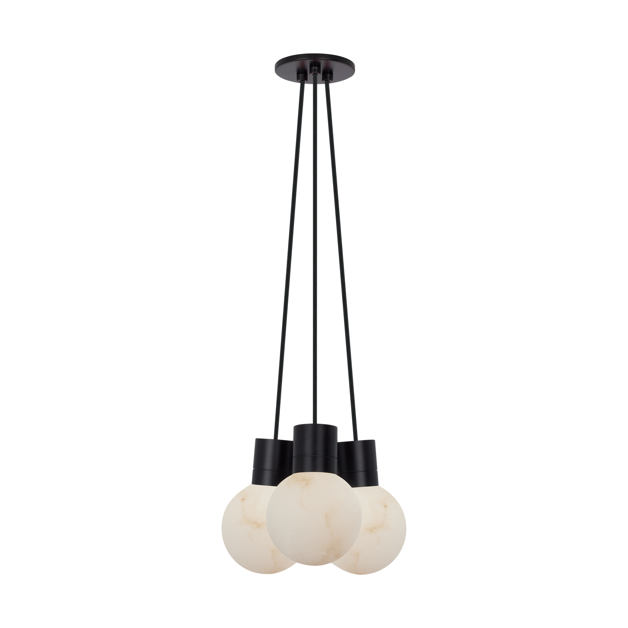 Mina Alabaster 3-Light Chandelier