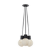 Mina Alabaster 3-Light Chandelier by Visual Comfort Modern
