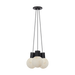 Mina Alabaster 3-Light Chandelier by Visual Comfort Modern