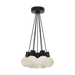 Mina Alabaster 7-Light Chandelier by Visual Comfort Modern