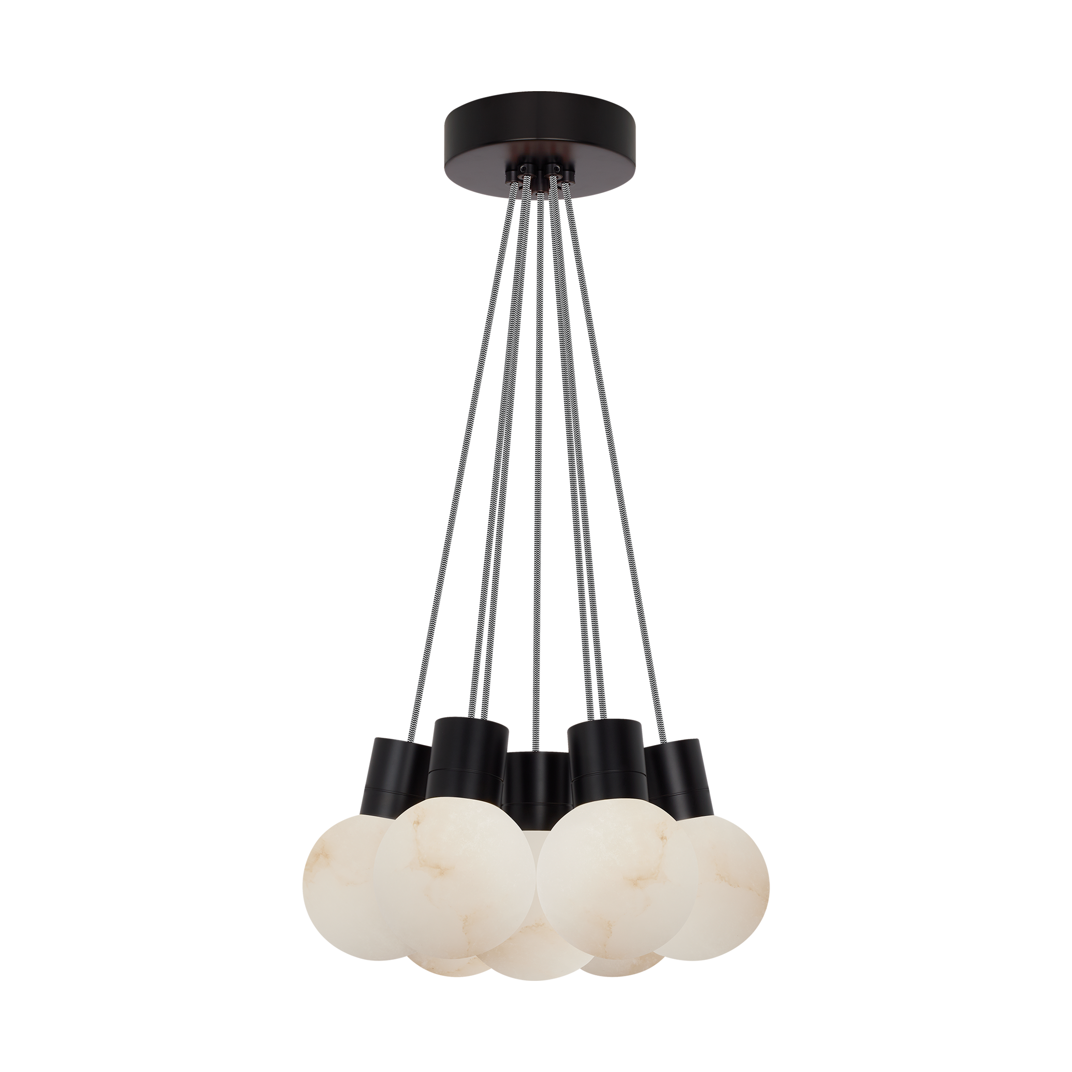 Mina Alabaster 7-Light Chandelier