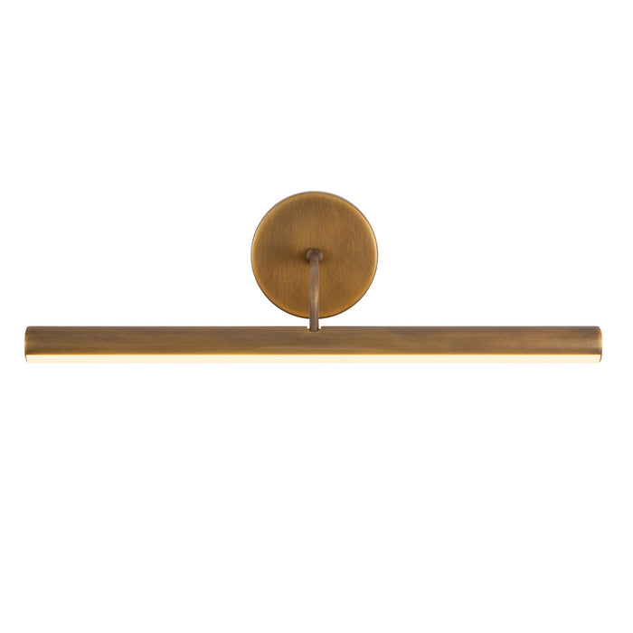 Slender 18-in Vintage Brass Dimmable LED Wall/Picture Light