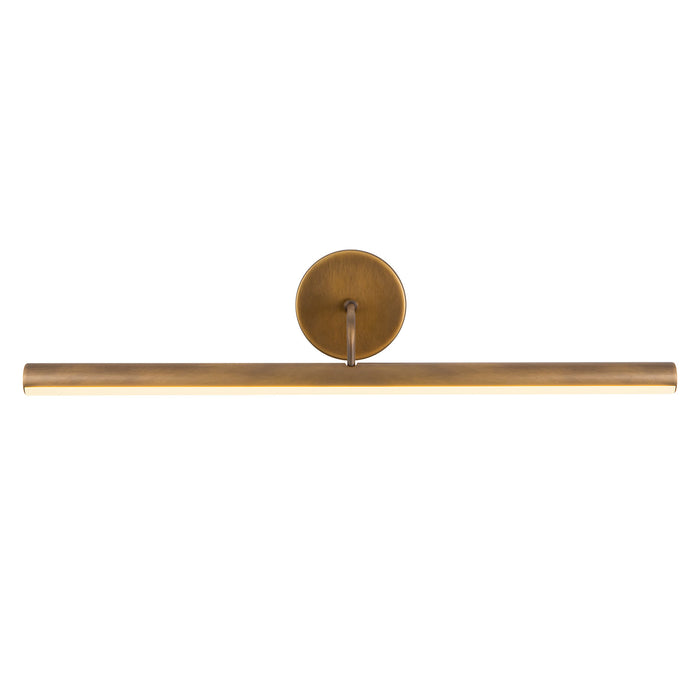 Slender 24-in Vintage Brass Dimmable LED Wall/Picture Light